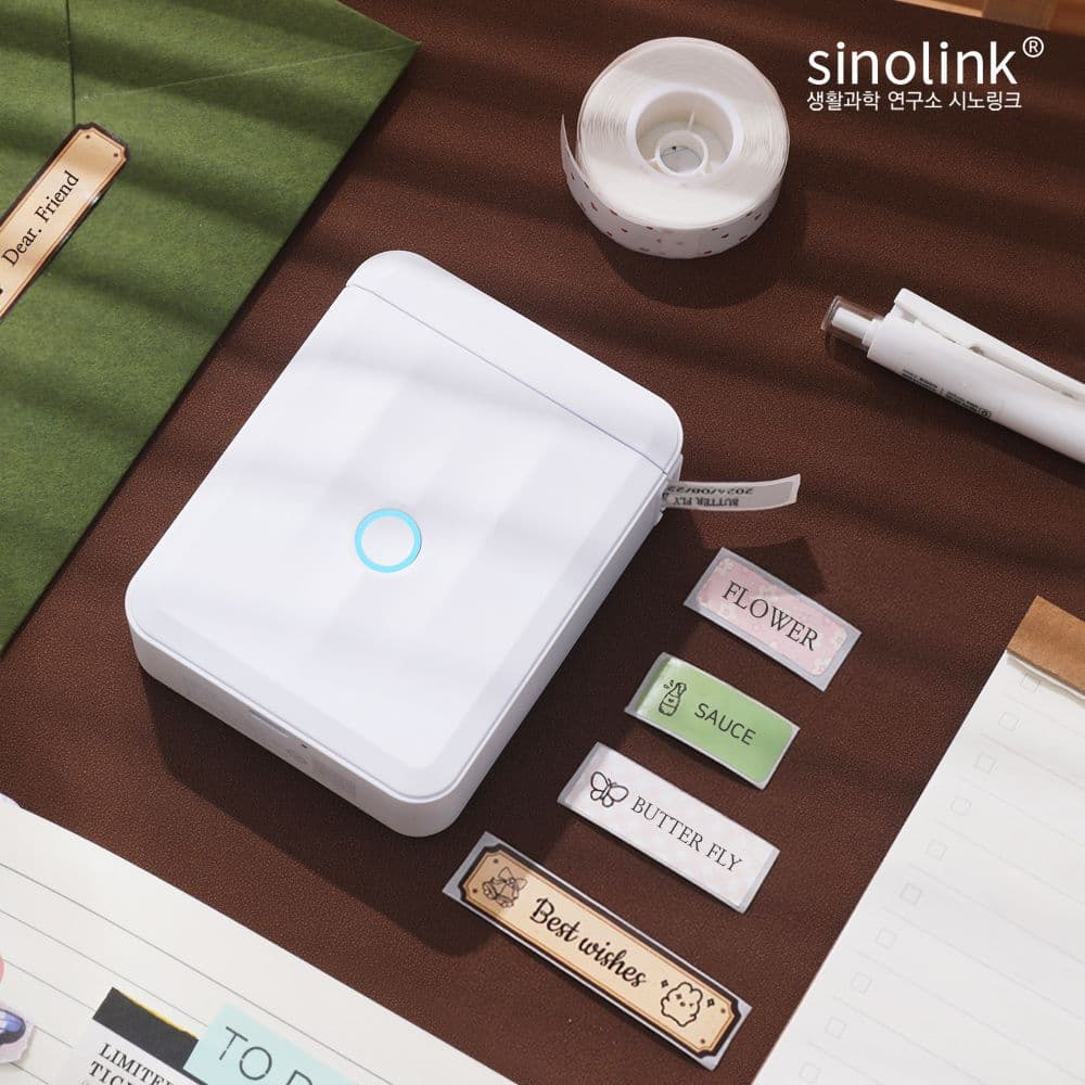 Niimbot 시노링크 NIIMBOT 라벨프린터 D110 님봇 휴대용 스티커 무선 라벨기