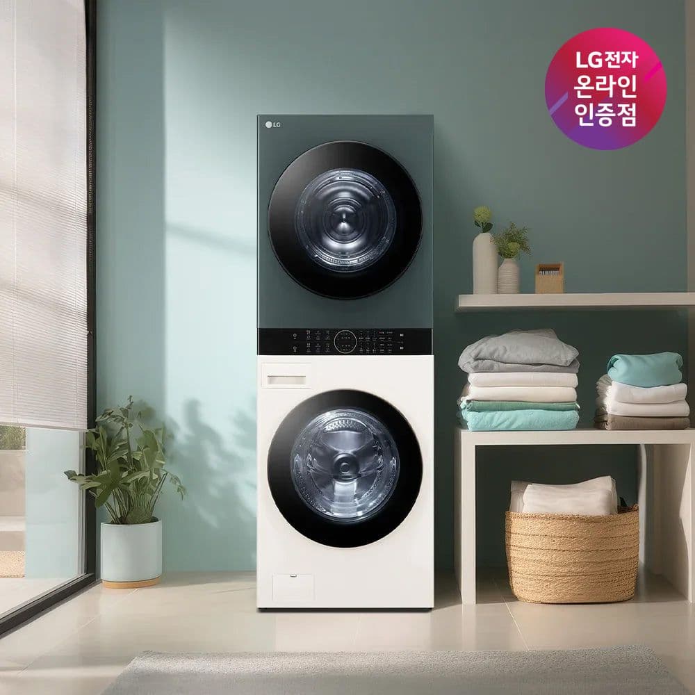LG전자 트롬 오브제컬렉션 워시타워 W21EGAM 세탁24 건조21