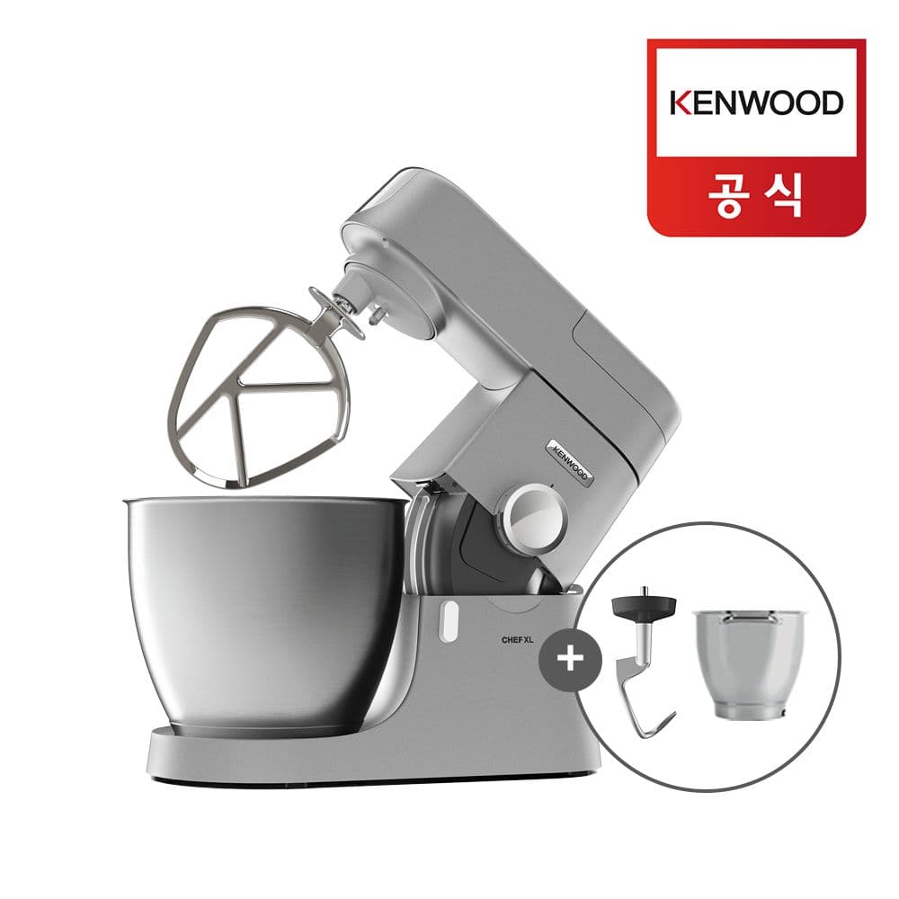 켄우드 6.7L 대용량 스테인레스 반죽기 SKVL4100S (도우훅+손잡이 스텐볼 증정)