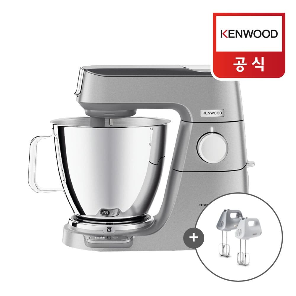 켄우드 셰프 베이커 스테인레스 7L/5L 대용량 반죽기 KVL85.004SI (핸드믹서 증정)
