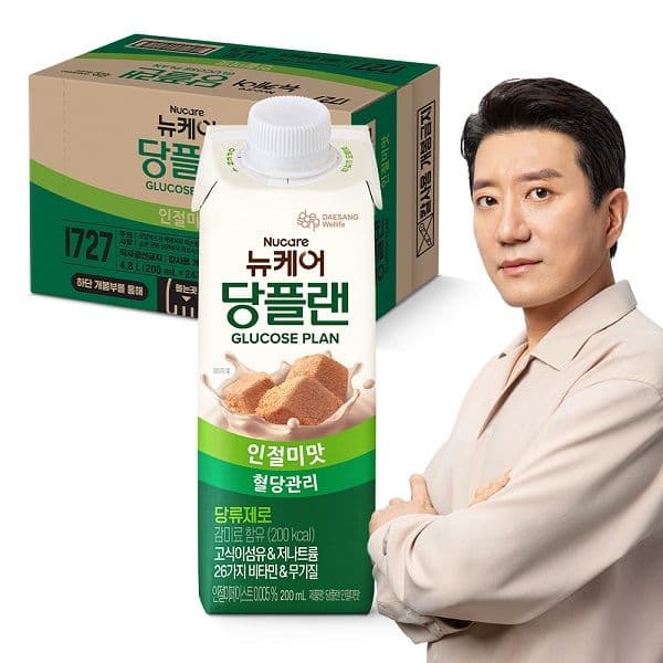 대상웰라이프 뉴케어 당플랜 인절미맛 200mlx24팩