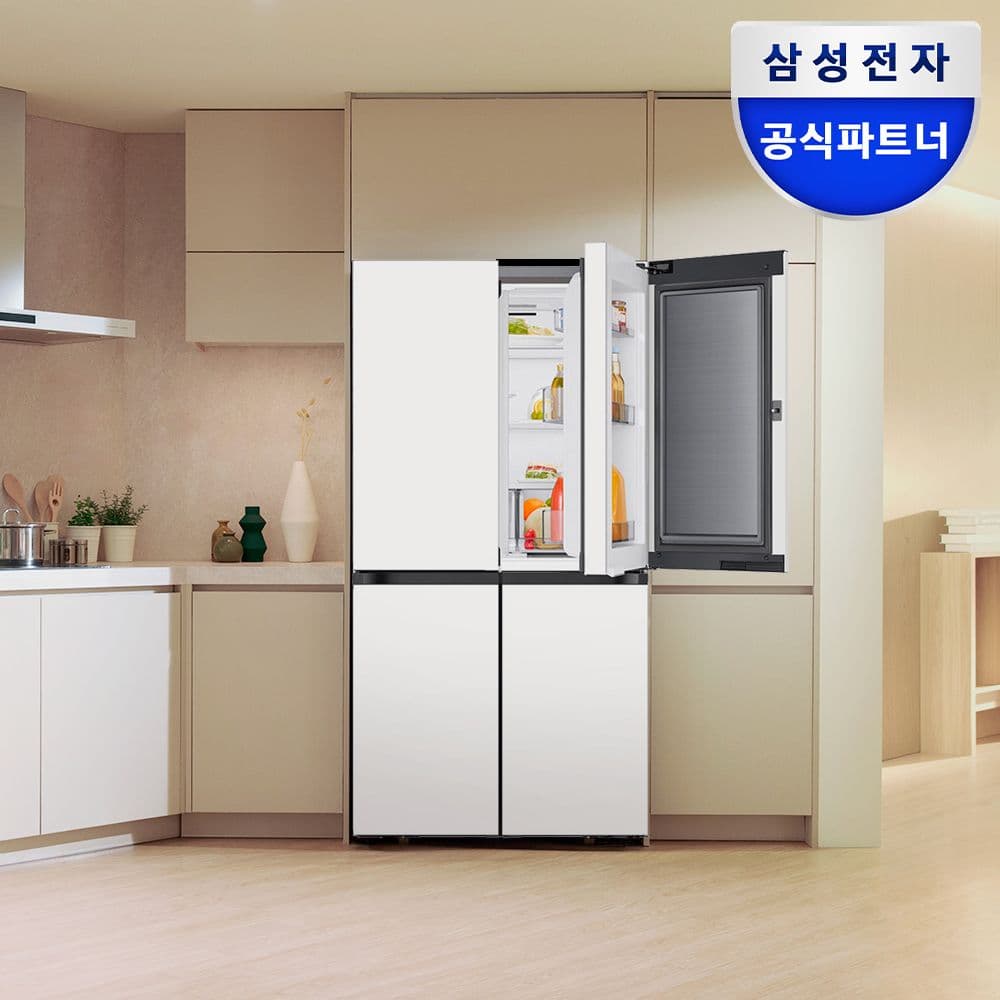 삼성전자 비스포크 AI 냉장고 25년형 4도어 1등급 RM70F90M1ZD