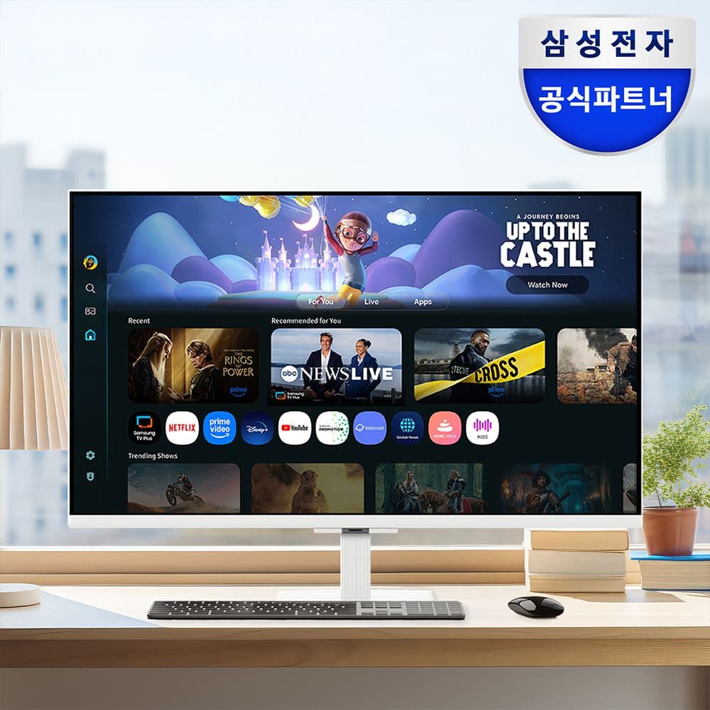 삼성전자 삼성 스마트 모니터 M5 화이트 80.1cm S32FM501 OTT 넷플릭스 유튜브