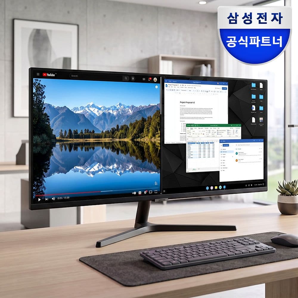 삼성전자 뷰피니티 S5 S34C500 UWQHD 울트라 와이드 모니터