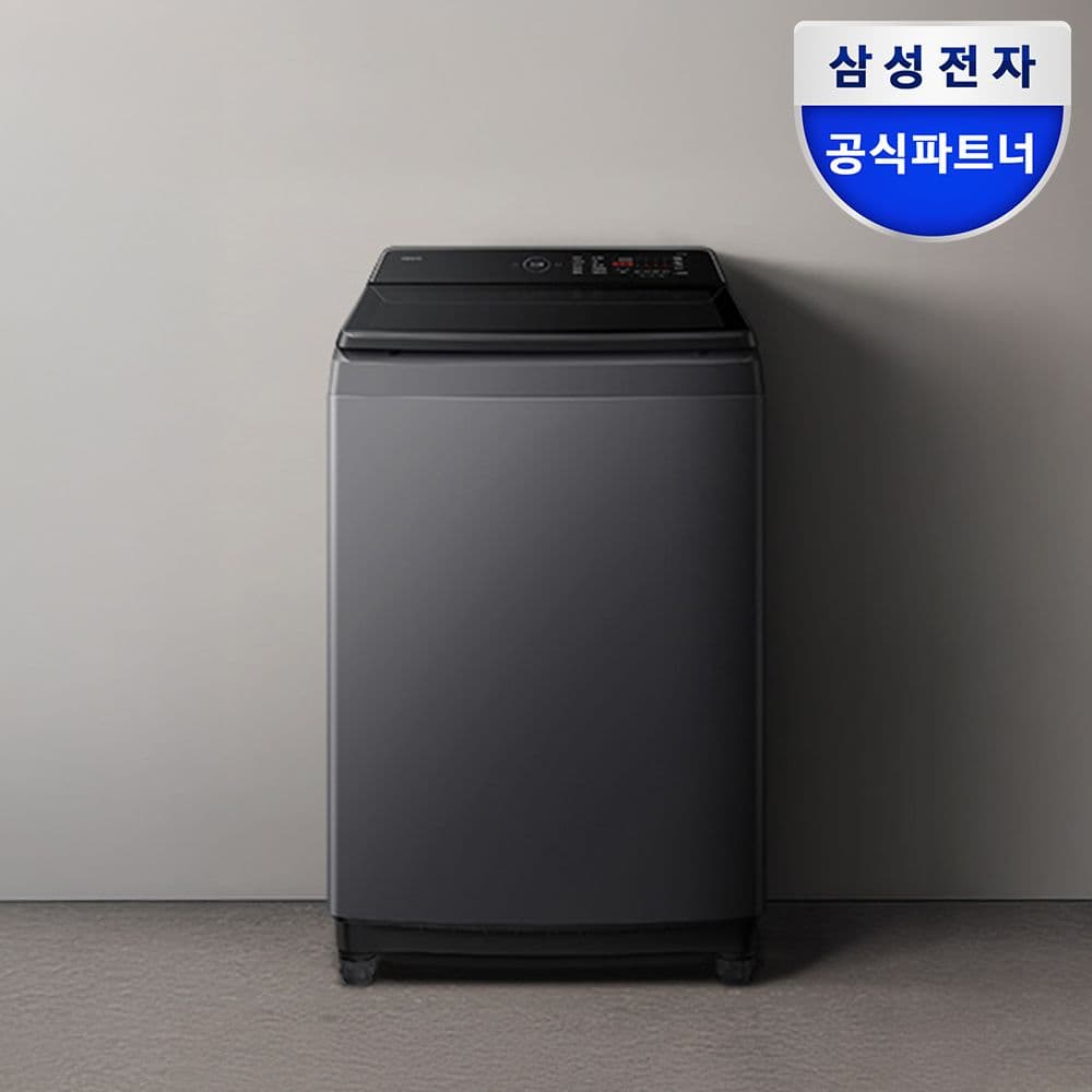 삼성전자 삼성 AI 통버블 세탁기 19kg 딥차콜 WA80F19S8C