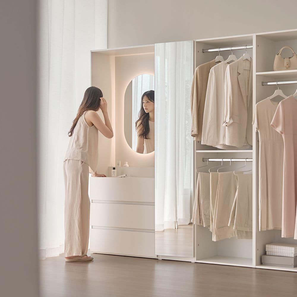 블랭크맨션 순수 드레스룸 E0 시스템 행거 옷장 시스템장