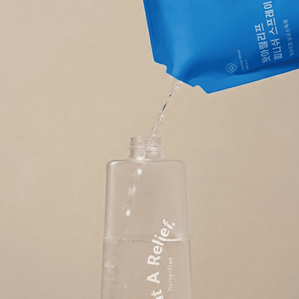 왓아릴리프 푸드그레이드 살균소독제 피니쉬스프레이 리필 450ml