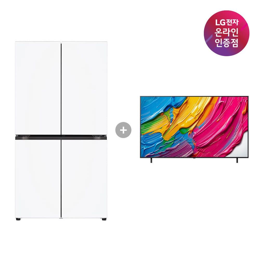 LG전자 LG 오브제컬렉션 냉장고+QNED AI TV (T875MHH111+65QNED75AEA) - 최저가 3,451,408원