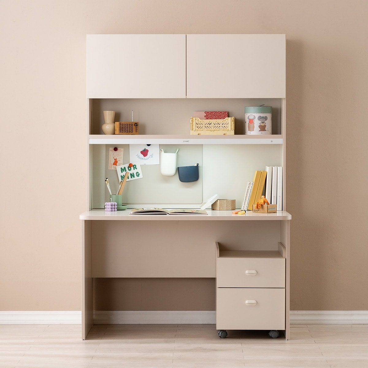 리바트 로넌 1200 책상세트 플랩도어형 - 최저가 253,413원