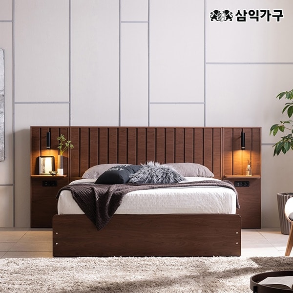 삼익가구 호텔컬렉션 프리미엠 레온 어메이징 빅수납 침대 - 최저가 345,000원