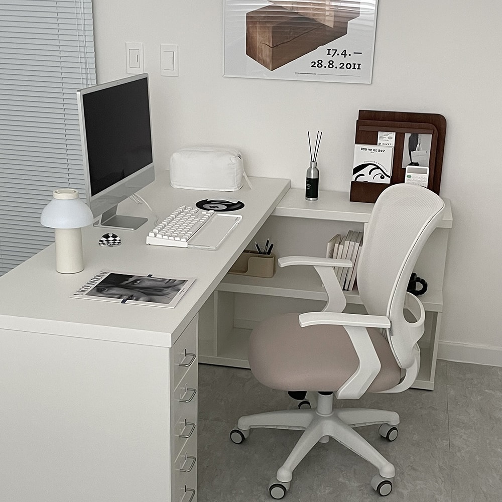 포더홈 유닛 1200 책상 데스크 세트 (2단/4단) - 최저가 131,005원