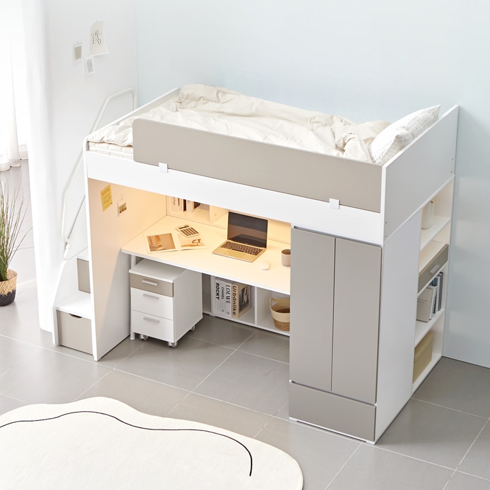 원마인드 유드림 벙커침대프레임(사다리형/수납계단형) - 최저가 679,000원