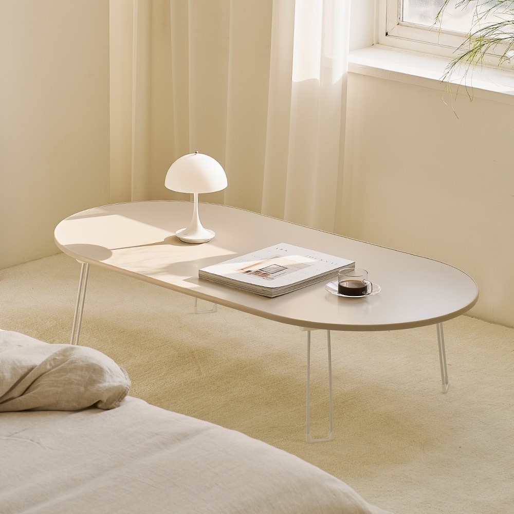 메종드꼼마 라운드 접이식테이블 - 최저가 15,900원