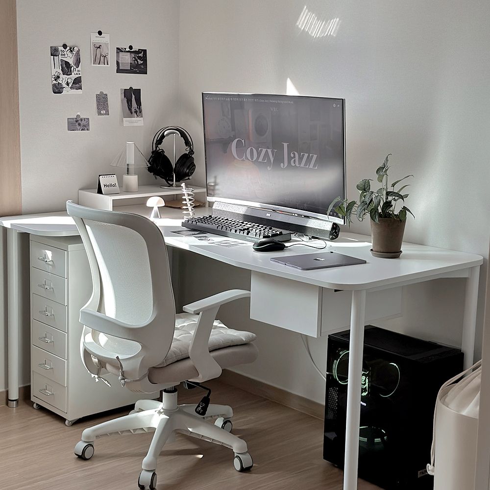 필웰 E0자재 홈오피스 게이밍 컴퓨터 책상 1400 1600 1800 3size - 최저가 109,000원