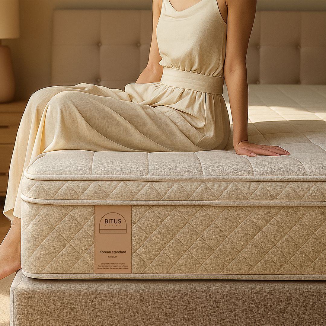 비투스매트리스 비투스 매트리스 허리 편한 올바른 밀도 메모리폼과 단단한 독립스프링 조합의 호텔 침대 미디엄하드 S/SS/D/Q/K - 최저가 261,800원