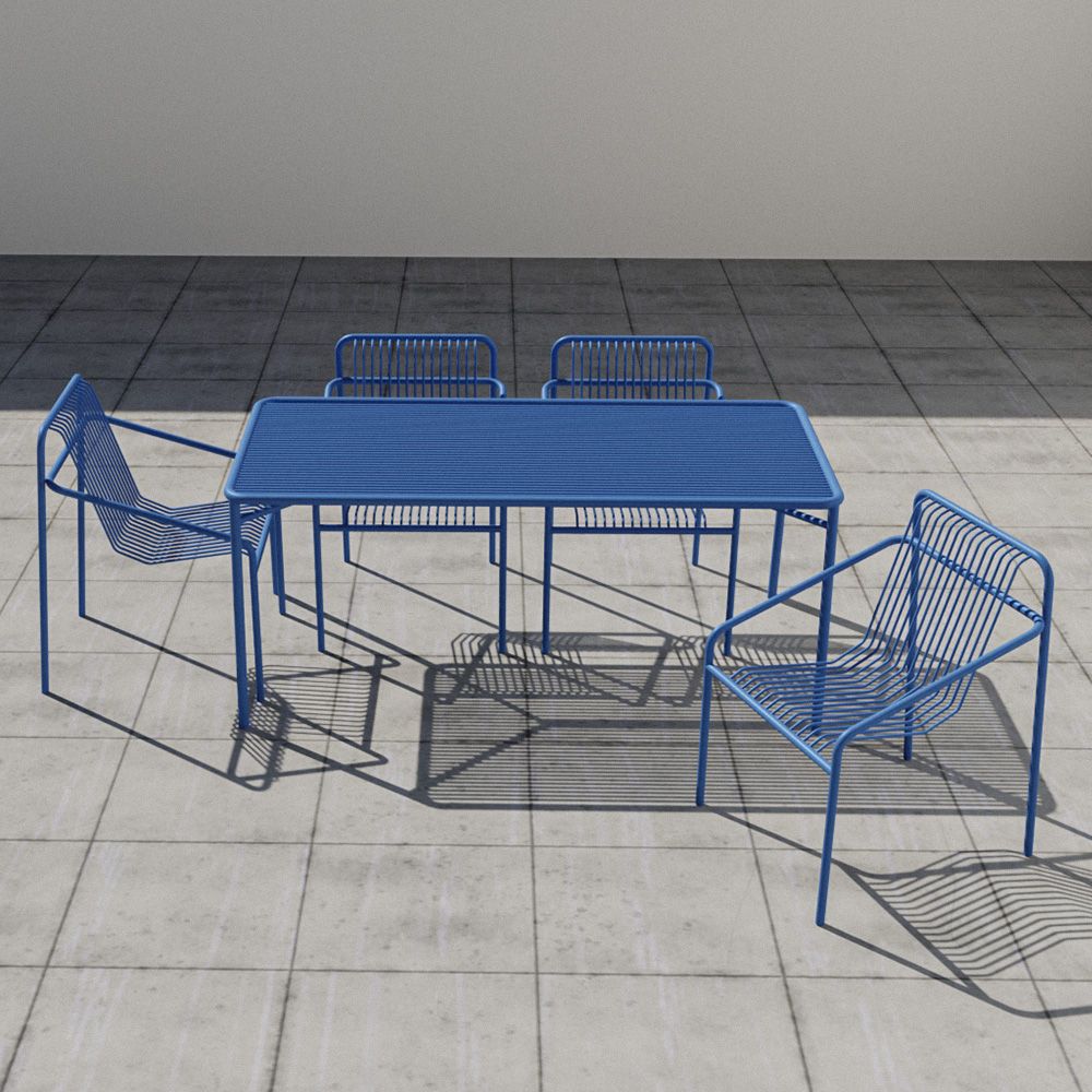 에이비퍼니쳐 페르마 철제 야외테이블세트 4인 8colors - 최저가 451,800원