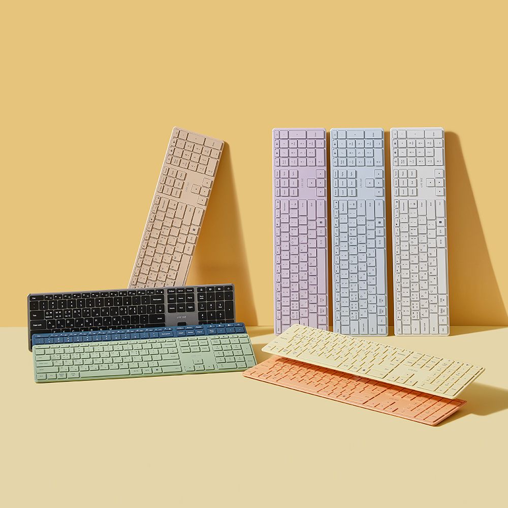 라이프썸 슬림 블루투스 업무용 저소음 키보드 (LFS-HA39) 8종택1 3대멀티페어링 - 최저가 49,000원