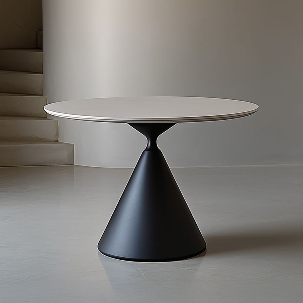 우드띠어리 발렌토 4인용 원형 포세린 세라믹 식탁 테이블 - 최저가 359,100원