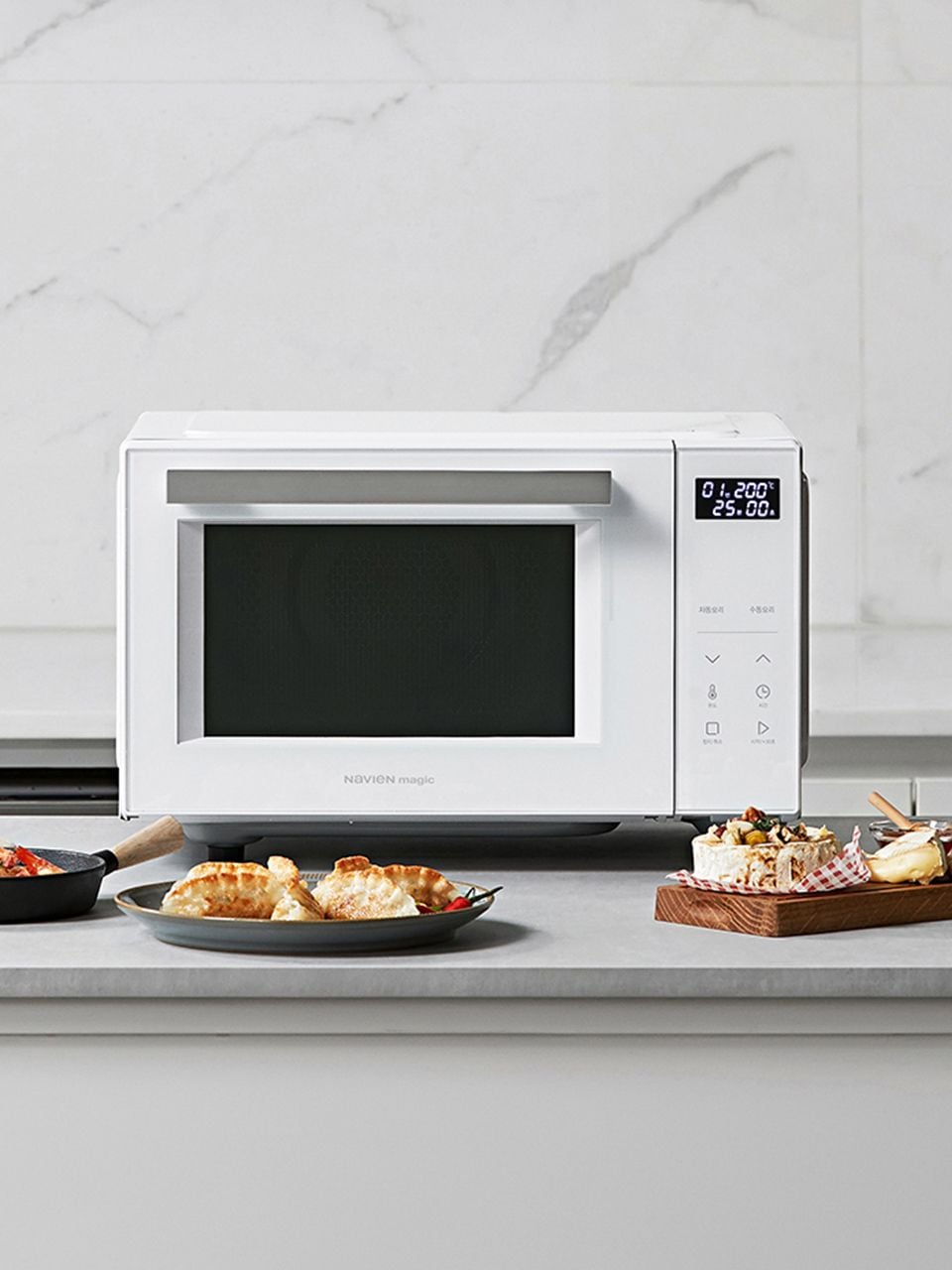 나비엔 매직 23L 에어프라이어 복합오븐 전자레인지 컨벡션 EOF-1202NT - 최저가 199,750원
