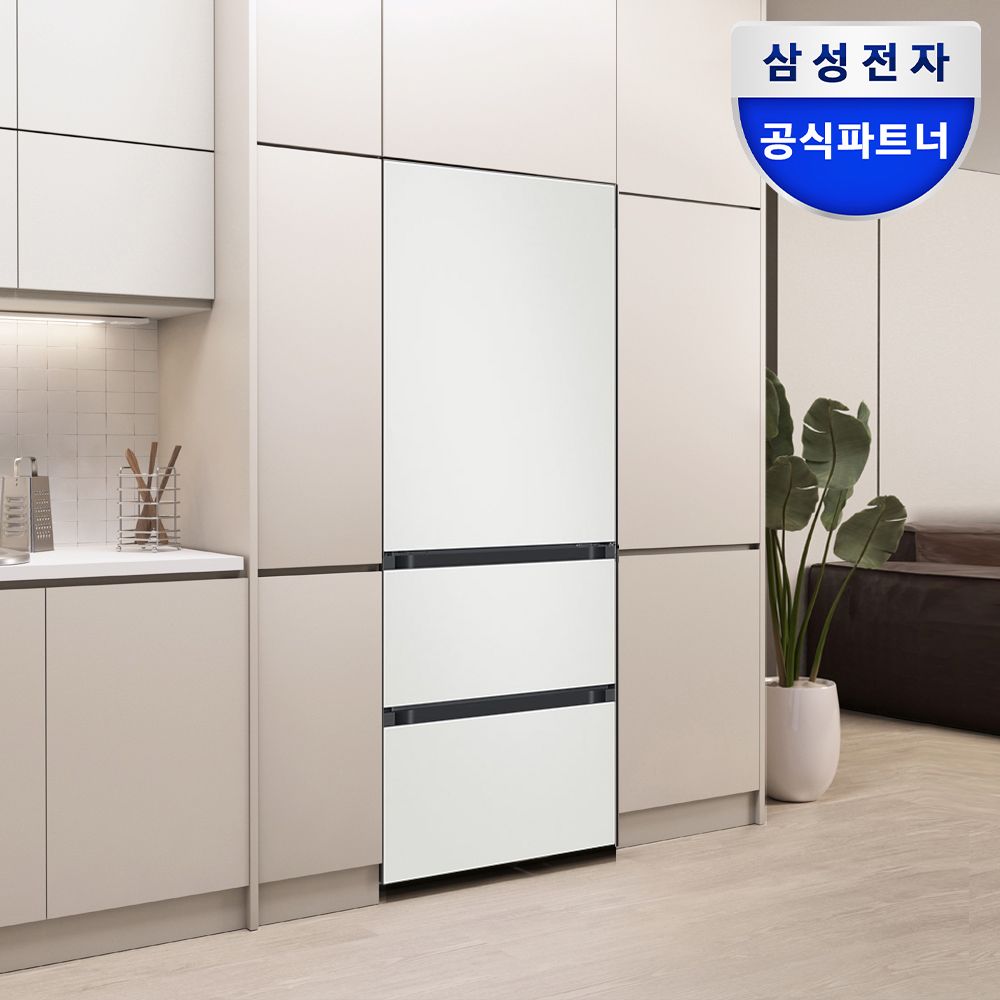 삼성전자 비스포크 김치냉장고 3도어 1등급 키친핏 RQ33DB74C1AP - 최저가 1,802,669원