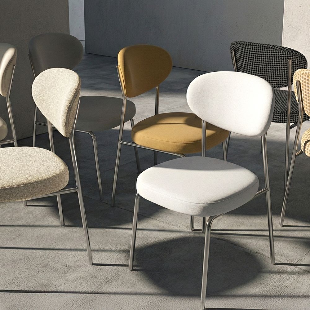 우드띠어리 미드센추리디자인  패브릭 실리콘레더 인테리어 철제 페블 체어 - 최저가 52,689원