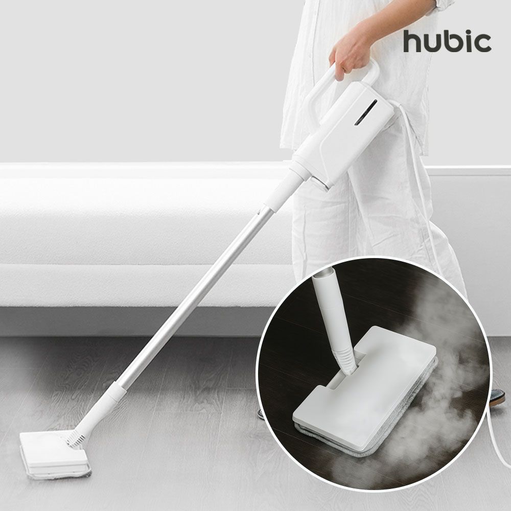 휴빅 핸디 스팀청소기 초고속 예열 고온 살균 고압 스팀기 거치대세트+패드 - 최저가 129,000원