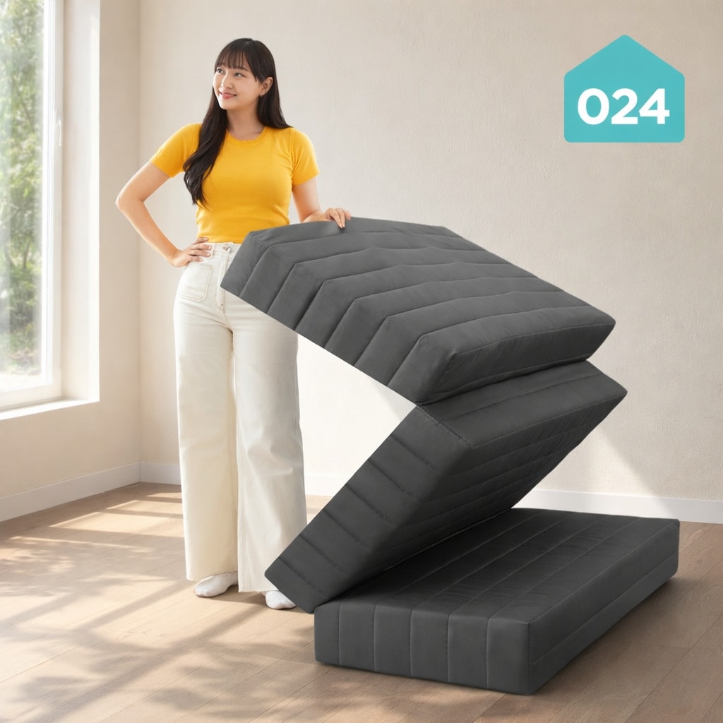 024홈 허리탄탄 3단 접이식 매트리스 - 최저가 47,310원