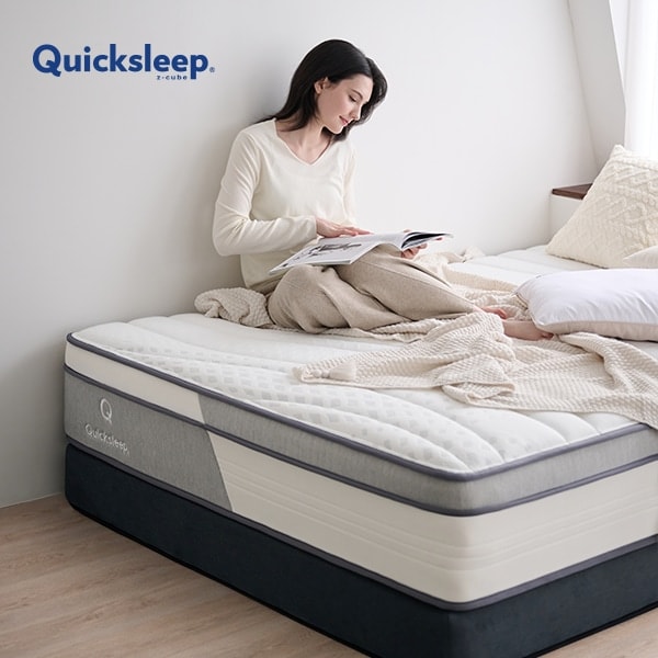 퀵슬립 100일교환가능 Q4 15년보증 유로탑매트리스 적당푹신 SS/Q/K/LK 미디엄소프트 롤팩 - 최저가 294,700원