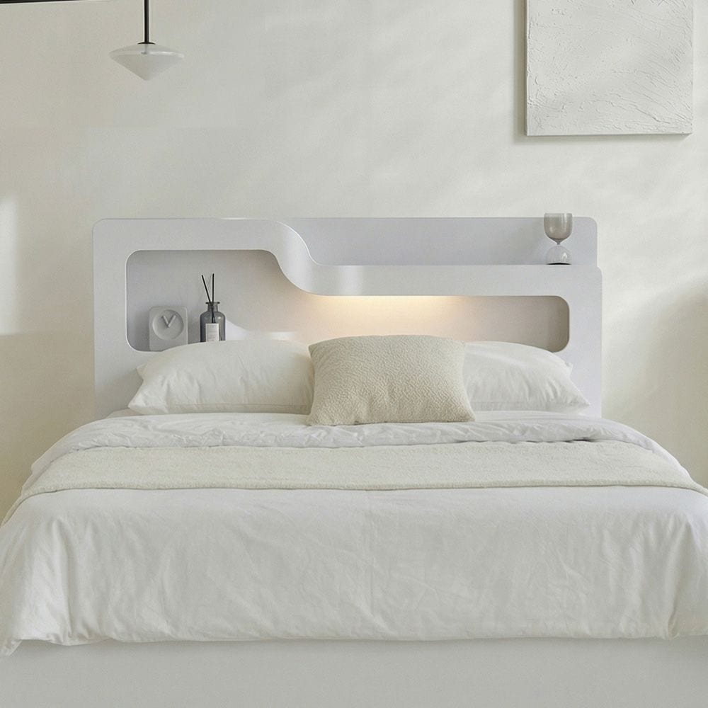 포스트모던 룩셈 LED 3단 서랍 수납침대 프레임 SS/Q/K (매트리스 선택) - 최저가 169,900원