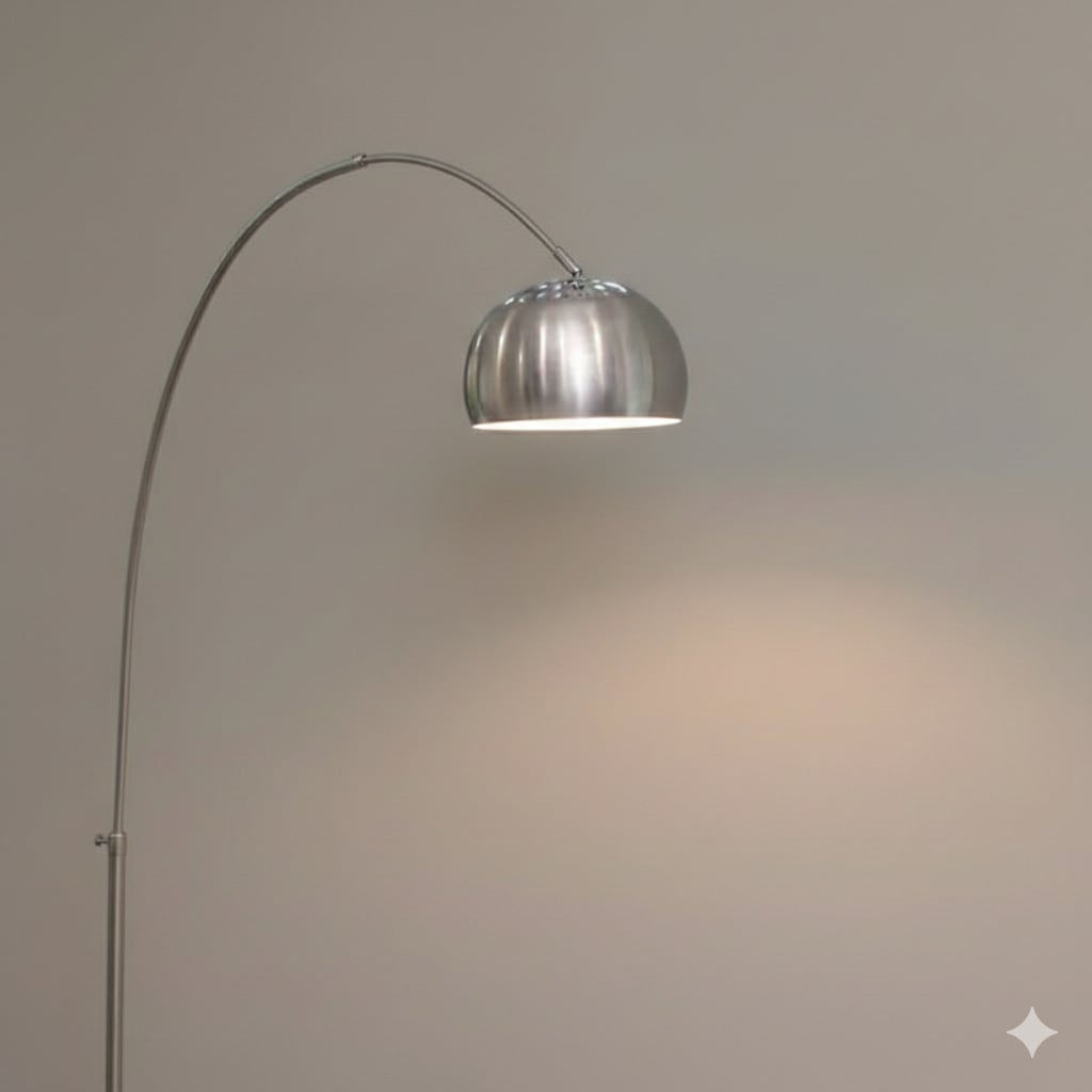 투플레이스 아르코 스틸 실버 장스탠드(활장램프) - 최저가 43,110원