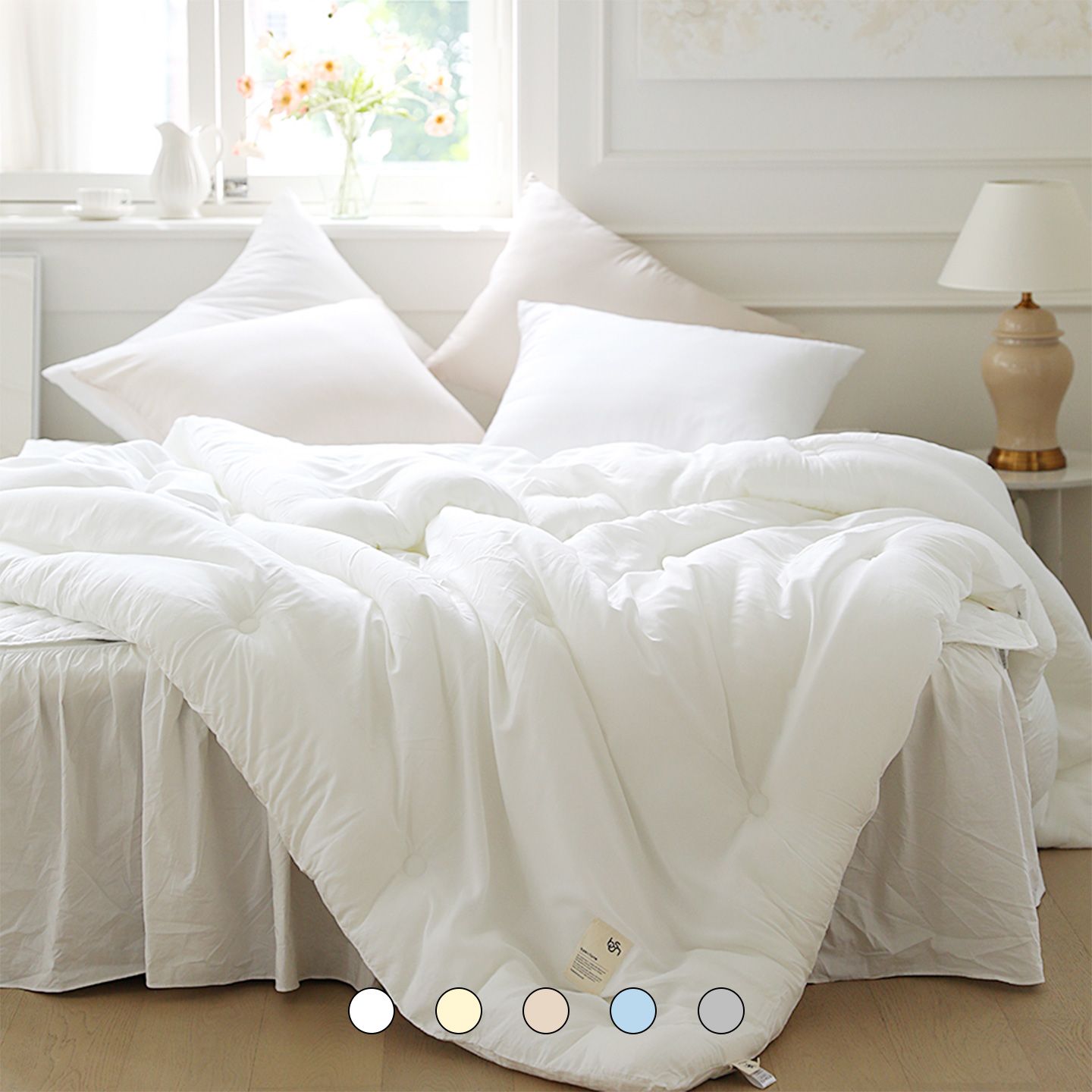 베이직톤 렌징텐셀 모달100 모달린 실크촉감 사계절 모달이불 차렵이불세트 5색상 - 최저가 69,800원