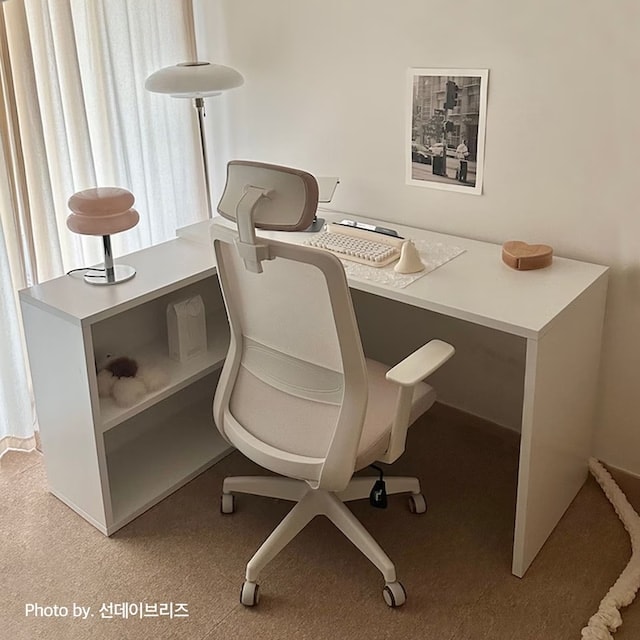 베스트리빙 아이비 와이드데스크 ㄱ자 학생 코너형 책상 1400/1600 2size - 최저가 92,610원