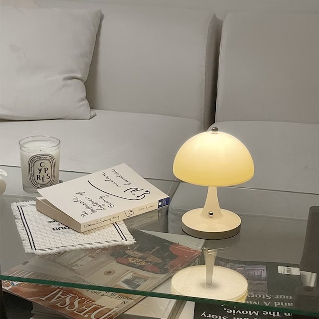 레나에너지 키노 LED 미니 머쉬룸 충전식 무선 조명 2sizes(밝기/빛색변경) - 최저가 23,290원