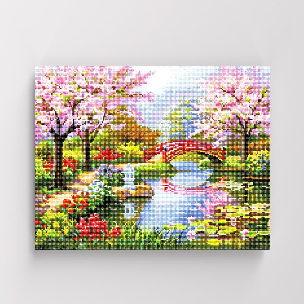 DIY캔버스형 보석십자수 40x50cm 무릉도원 가격 비교 아이러브페인팅 DIY캔버스형 보석십자수 40x50cm 무릉도원