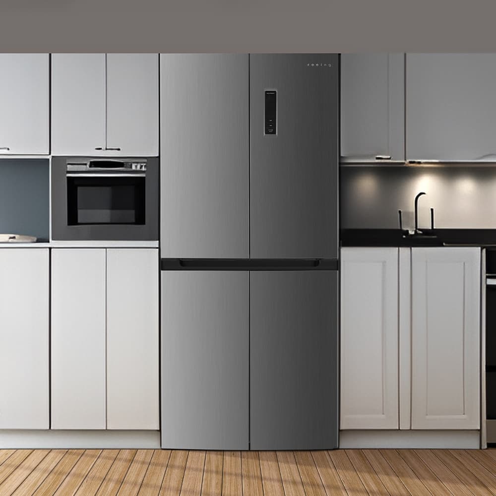 양문형냉장고 MD340 메탈실버 4도어 저소음 프리스탠딩 가격 추이 쿠잉 양문형냉장고 MD340 메탈실버 4도어 저소음 프리스탠딩 - 최저가 619,000원