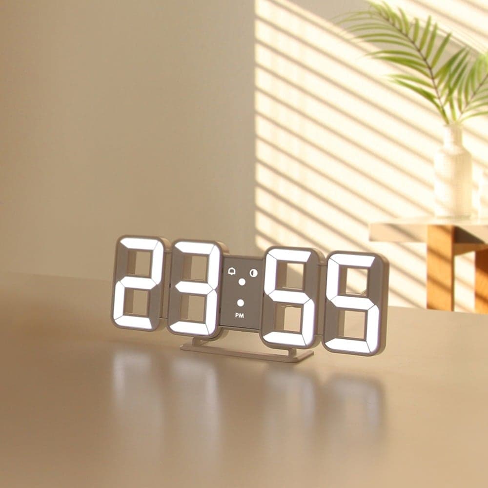 퓨어 미니 LED 벽시계 3colors 디지털시계 가격 비교 무아스 퓨어 미니 LED 벽시계 3colors 디지털시계