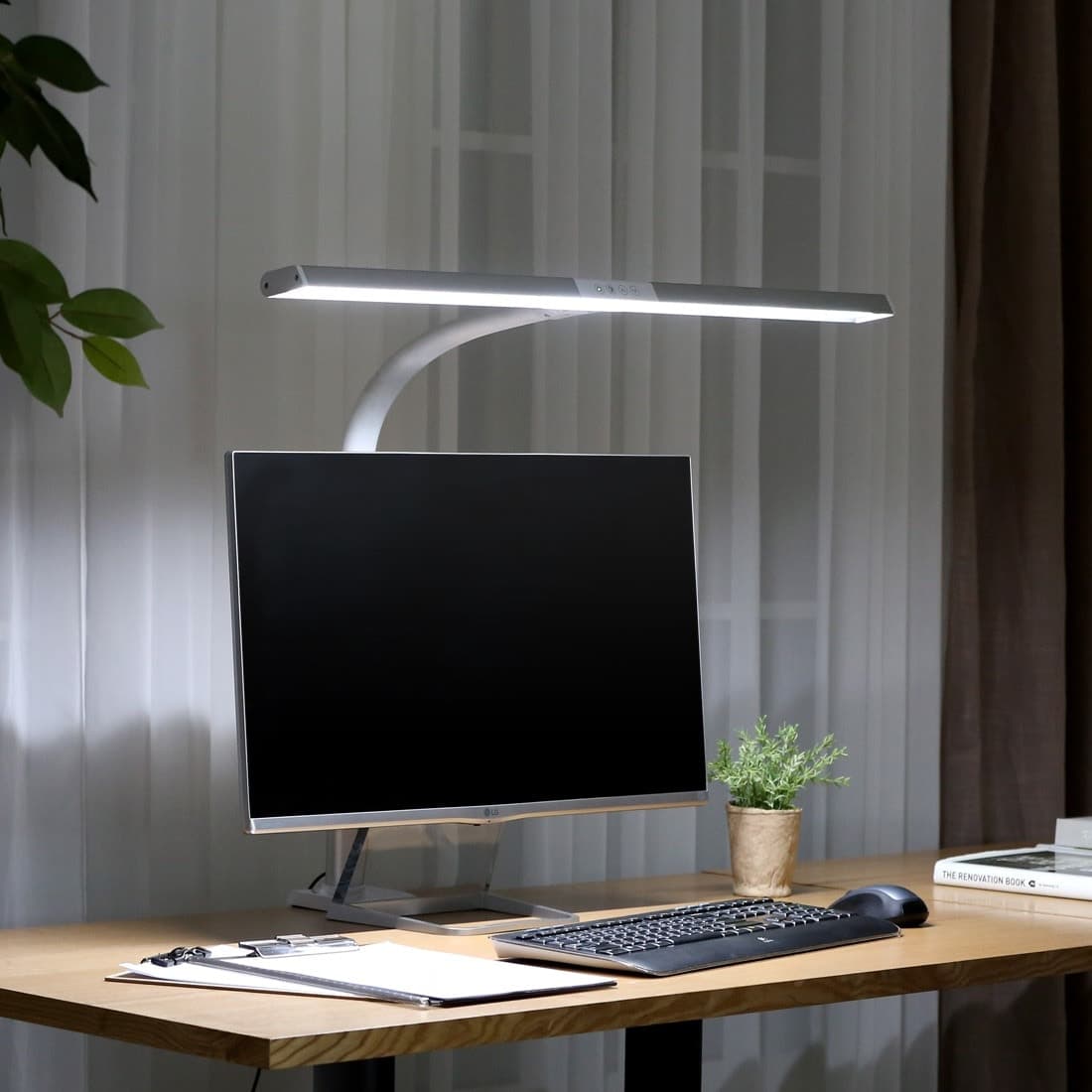 파파 LED 와이드 스탠드 500S / 800S (집게타입) 책상스탠드 2colors 가격 비교 베스트조명 파파 LED 와이드 스탠드 500S / 800S (집게타입) 책상스탠드 2colors