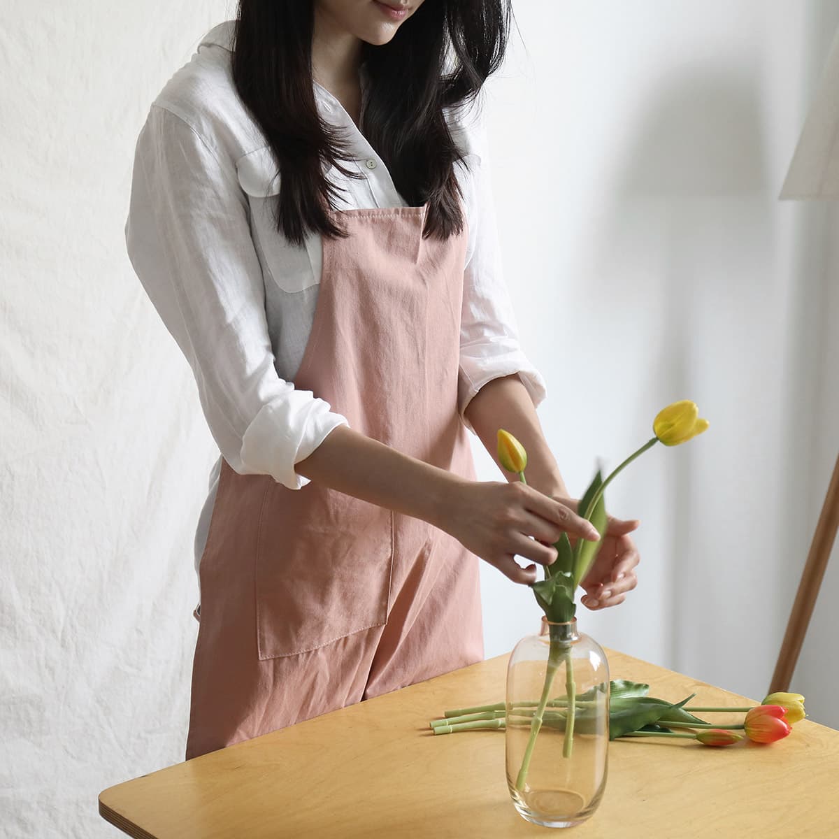 베이직 워싱면 원피스 앞치마 4colors 가격 추이 벨라이프 베이직 워싱면 원피스 앞치마 4colors - 최저가 7,110원