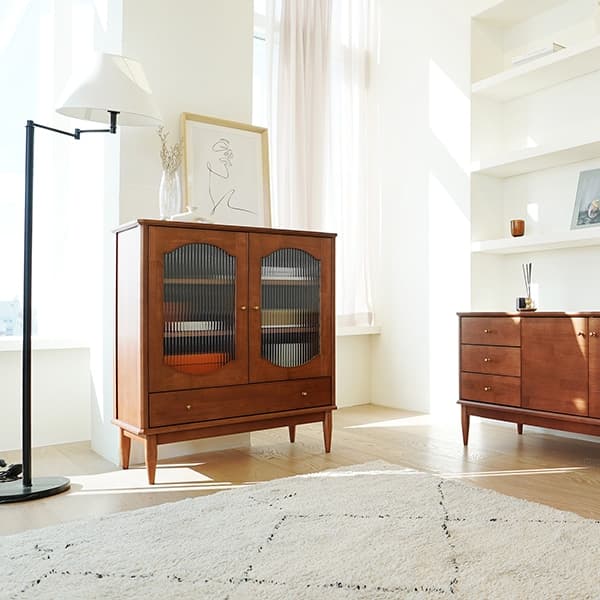 마브로 원목 아치형 유리 서랍 장식장/수납장 가격 추이 마루이 마브로 원목 아치형 유리 서랍 장식장/수납장 - 최저가 323,100원