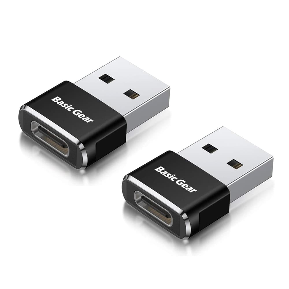 USB C to A 변환 젠더 C타입 어댑터 2개 가격 추이 베이직기어 USB C to A 변환 젠더 C타입 어댑터 2개 - 최저가 7,400원
