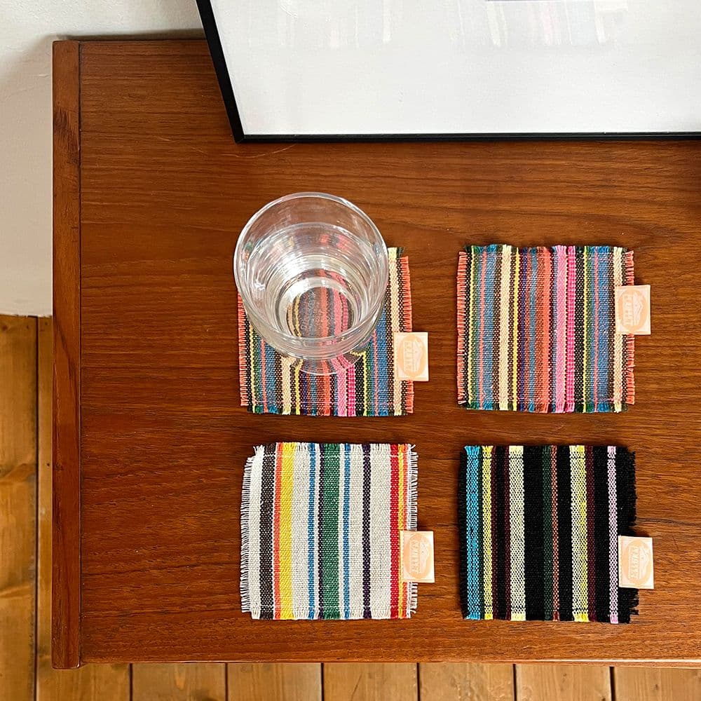 Bohemian Stripe Coaster 가격 추이 pouppet 푸펫 Bohemian Stripe Coaster - 최저가 8,500원