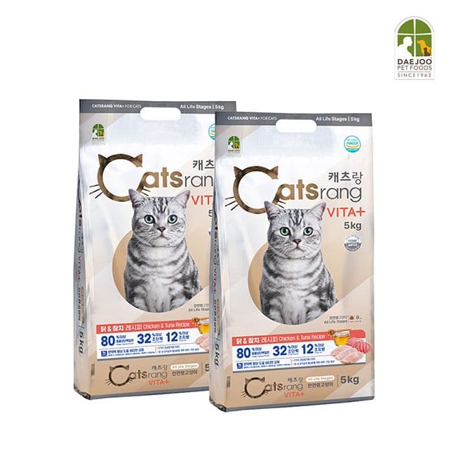 캐츠랑 전연령용 비타플러스 5kg 2개 가격 추이 캐츠랑 캐츠랑 전연령용 비타플러스 5kg 2개 - 최저가 29,450원