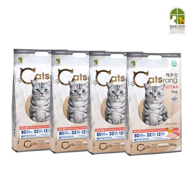 캐츠랑 전연령용 비타플러스 5kg 4개 가격 추이 캐츠랑 캐츠랑 전연령용 비타플러스 5kg 4개 - 최저가 55,955원