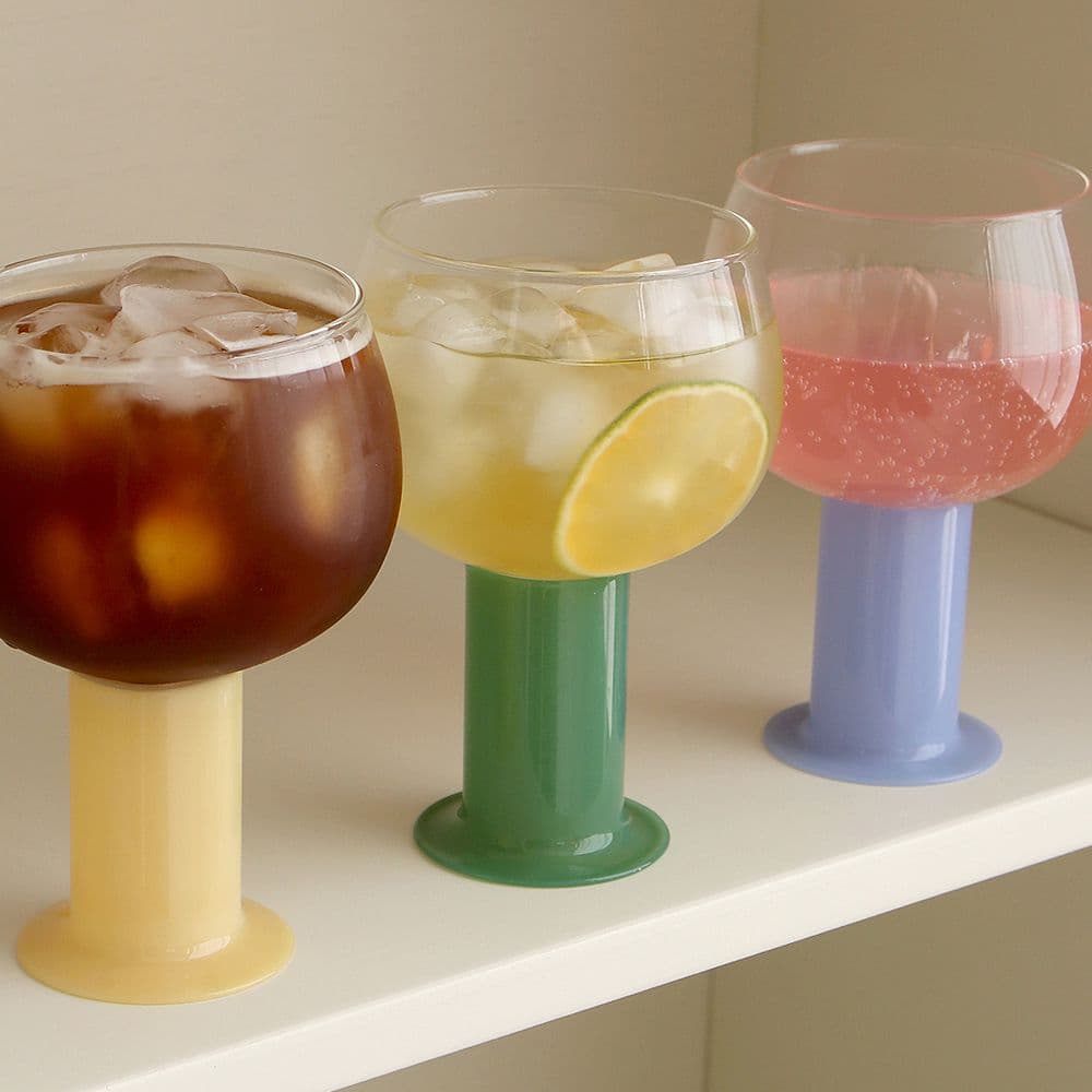 컬러 실린더 고블렛 350ml(L) 3color 가격 비교 데이즈룸 컬러 실린더 고블렛 350ml(L) 3color