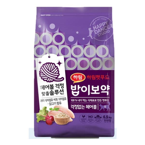 밥이보약 Cat 걱정없는 헤어볼 6.5kg 가격 추이 하림펫푸드 밥이보약 Cat 걱정없는 헤어볼 6.5kg - 최저가 64,350원