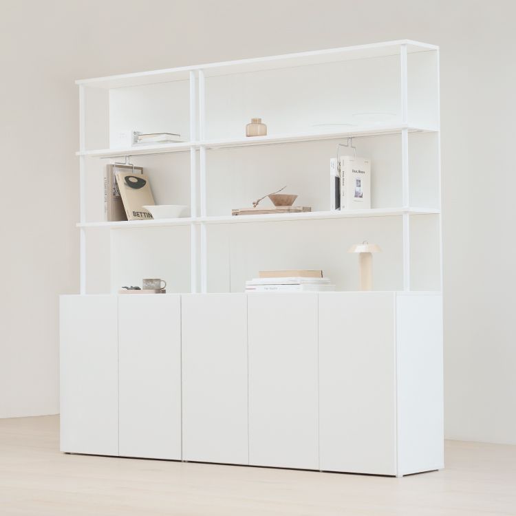 다양하게 조합하는 오픈 선반 수납장, 도어형, 800/1200 가격 추이 오늘의집 layer 다양하게 조합하는 오픈 선반 수납장, 도어형, 800/1200 - 최저가 99,000원